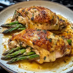 Asparagus Stuffed Chicken Breast