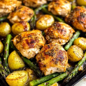 Chicken and Asparagus Sheet Pan Dinner