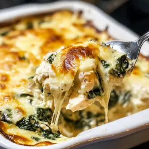 Creamy Chicken and Spinach Casserole