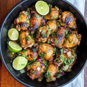 Cuban Mojo Chicken Thighs