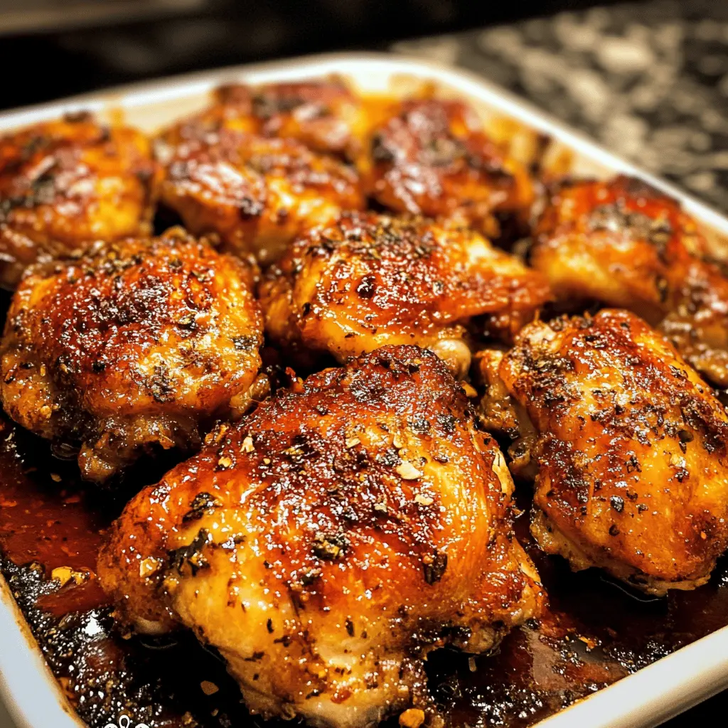Get dinner on the table in just 30 minutes with these juicy oven-baked boneless skinless chicken thighs! Perfectly seasoned and tender, they make a versatile dish for any night of the week. Enjoy with your favorite sides or toss them in a salad for a delicious meal. Save this recipe for easy weeknight dinners or family gatherings!