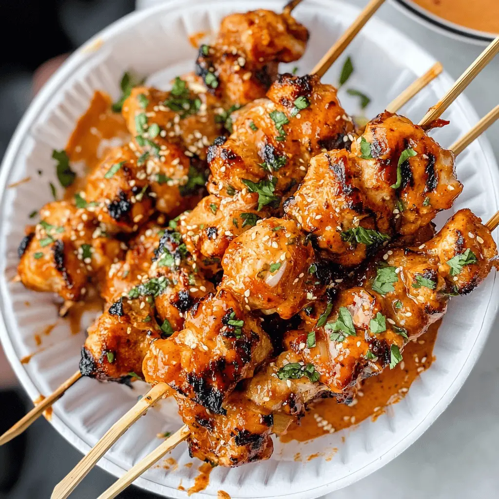 Get ready for a flavor-packed experience with these easy Bang Bang Chicken Kabobs! Juicy chicken pieces are marinated in a zesty sauce and grilled to perfection, making them a perfect crowd-pleaser for BBQs and family dinners. Don't forget to save this recipe for your next gathering or weeknight meal!