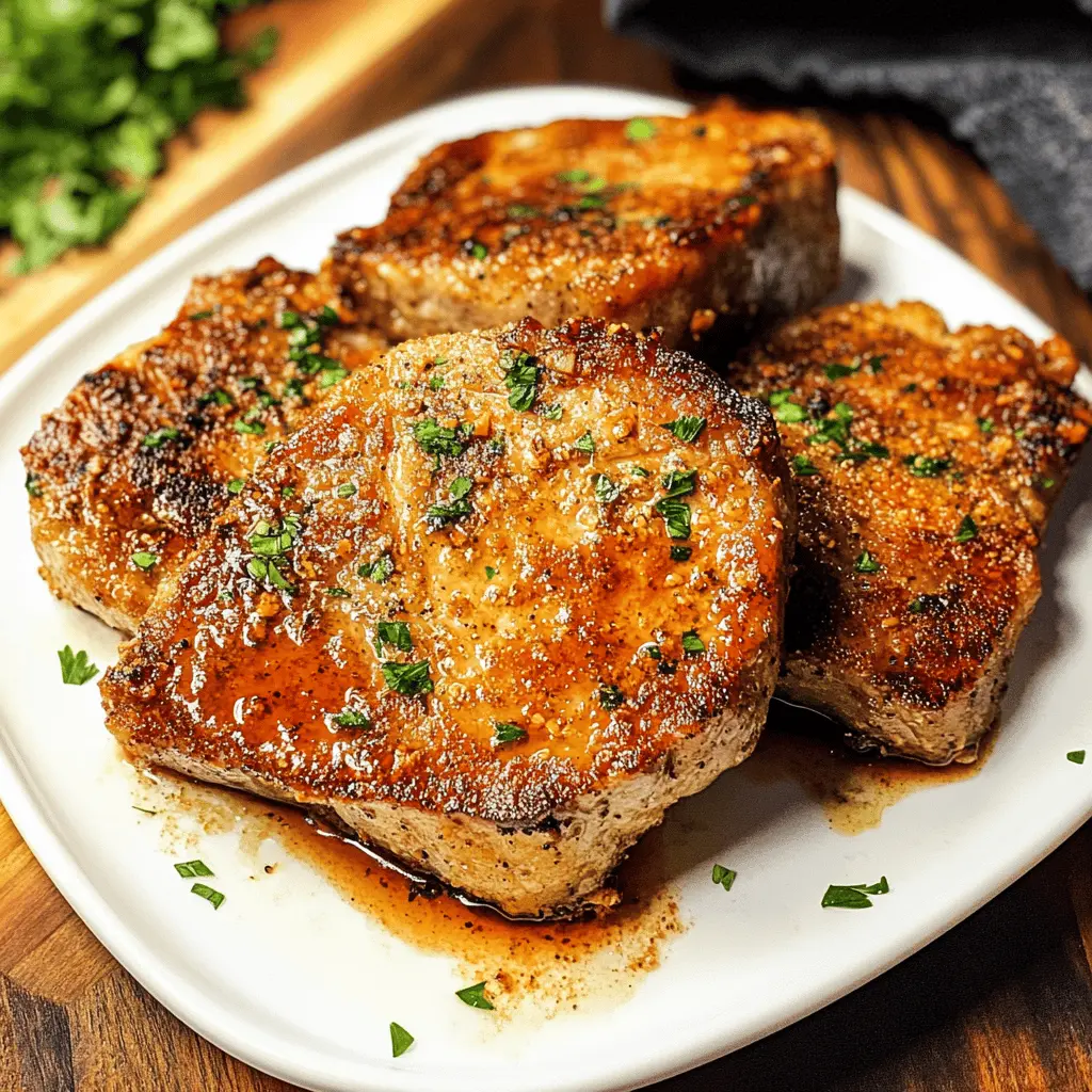 Juicy air fryer pork chops that are seasoned to perfection! These tender chops are quick to make and packed with flavor, making them perfect for busy weeknight dinners. Plus, they come out crispy on the outside while remaining juicy on the inside! Save this recipe to impress your family during your next meal or BBQ gathering!