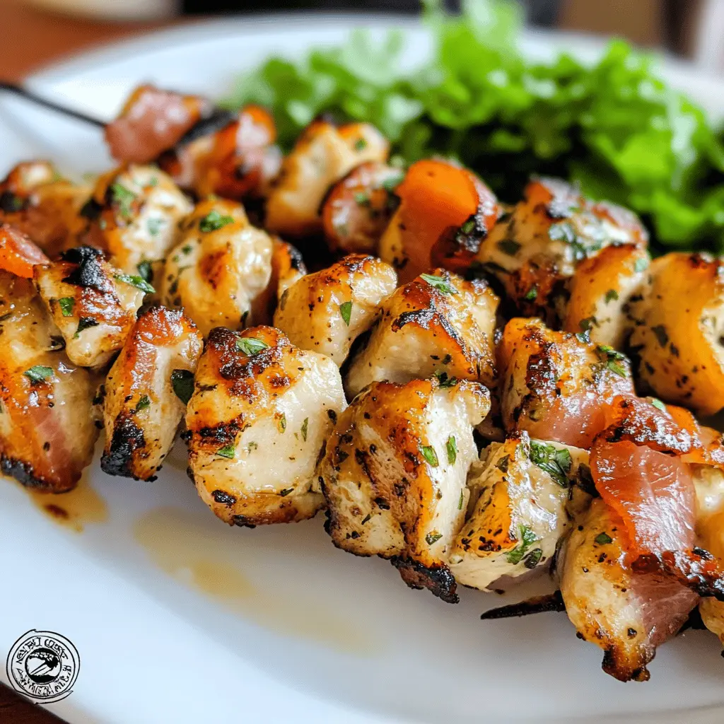 Get ready for a fun twist on dinner with these Chicken Bacon Ranch Kabobs! Juicy chicken, crispy bacon, and zesty ranch come together for a delicious combo that everyone will love. Perfect for grilling season or a quick weeknight meal. Save this recipe for your next family BBQ or get-together, and impress your guests with these tasty skewers!