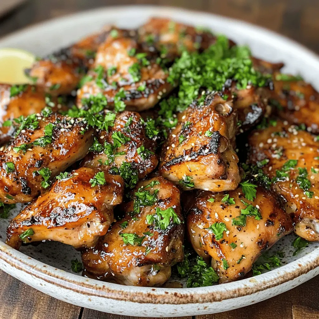 Transform your chicken thighs with this easy and flavorful marinade! Made with simple ingredients like garlic, soy sauce, and a hint of honey, it adds a delicious kick to your meals. Perfect for grilling, roasting, or pan-searing, this marinade ensures juicy, tender chicken every time. Save this recipe for your next family dinner or BBQ, and impress everyone with your cooking skills!