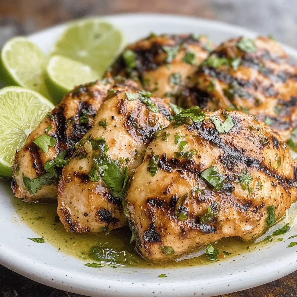 Looking for a fresh and zesty dinner idea? This Cilantro Lime Chicken recipe is bursting with flavor, making it perfect for any occasion. Made with juicy chicken breasts, vibrant cilantro, and a splash of lime, it’s both delicious and easy to prepare. Save this recipe for your next family gathering or weeknight meal – your taste buds will thank you!
