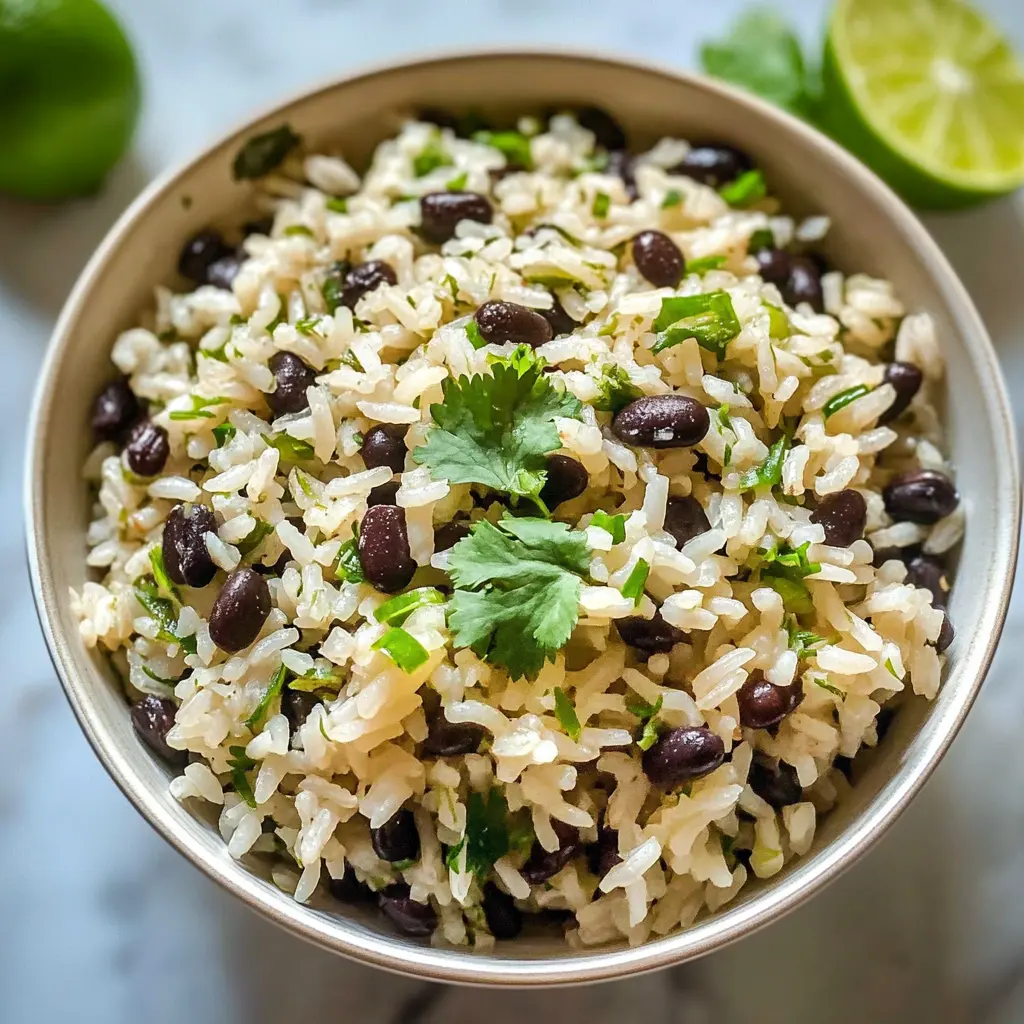 Cilantro Lime Rice and Black Beans - Family Table Vibes