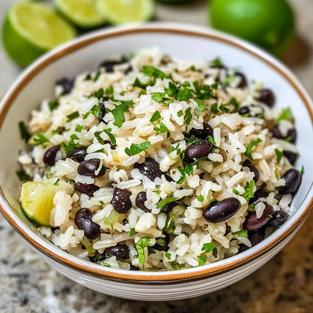 This Cilantro Lime Rice and Black Beans recipe is a perfect addition to any meal! Bursting with fresh flavors, it's a delicious side dish that pairs well with tacos, burritos, or grilled meats. Made with zesty lime, fragrant cilantro, and wholesome black beans, this dish is both healthy and satisfying. Save this recipe for your next gathering or casual dinner—your taste buds will thank you!