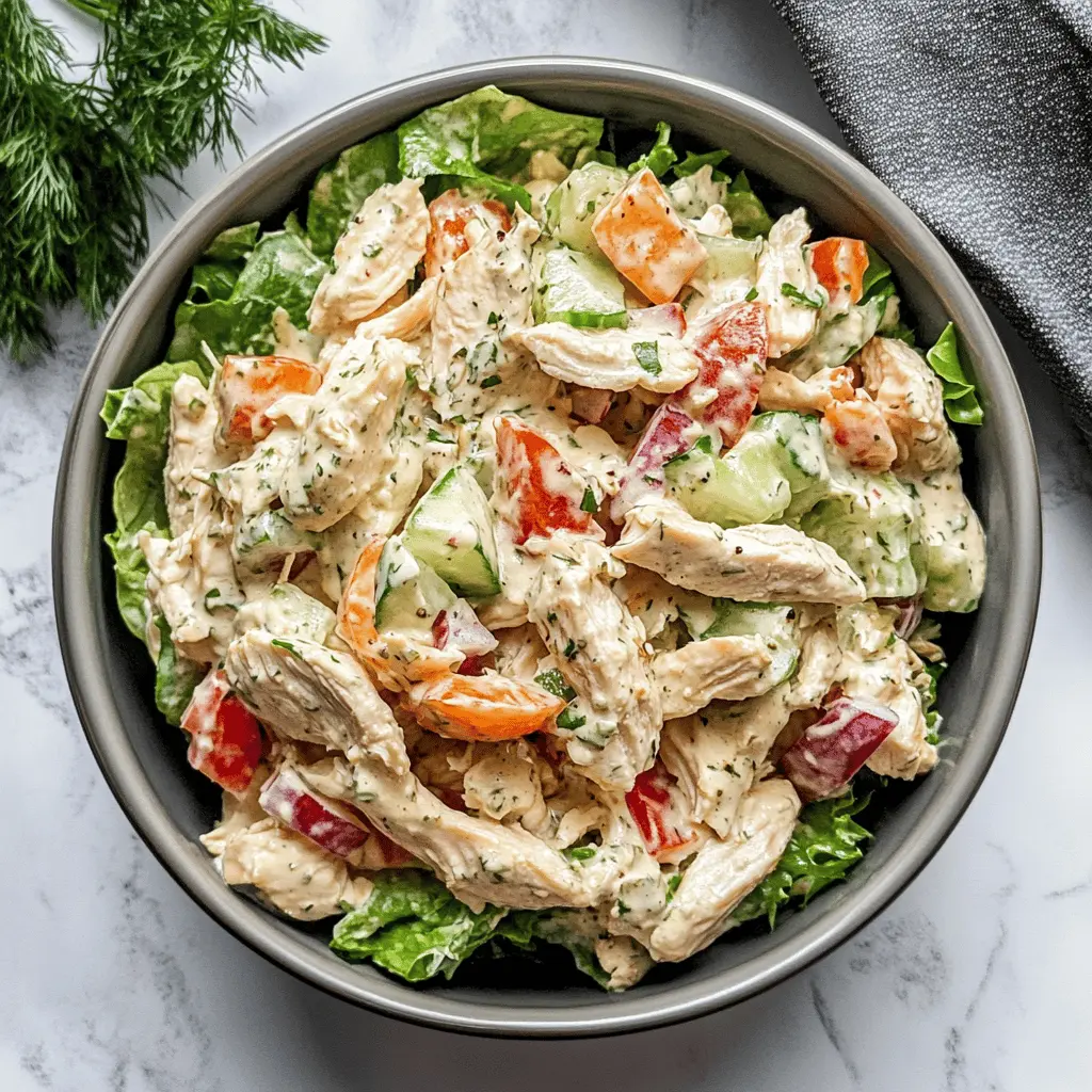 Looking for a quick and tasty meal? This Creamy Keto Chicken Salad is perfect for your low-carb lifestyle! Made with tender chicken, crunchy celery, and a zesty dressing, it's a satisfying dish that bursts with flavor. Great for lunch or a light dinner, save this pin so you can whip it up anytime you need a delicious meal!