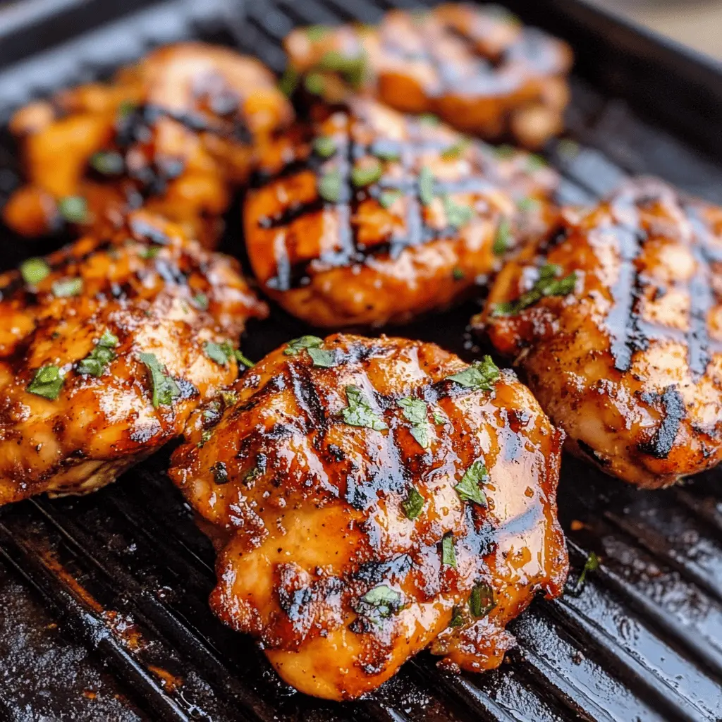 Transform your mealtime with these tender and flavorful grilled boneless chicken thighs! Juicy and marinated to perfection, they are perfect for summer cookouts or weeknight dinners. Easy to prepare and packed with delicious grill marks, this recipe will quickly become a family favorite. Save this pin to enjoy a hassle-free dinner idea anytime you need it!