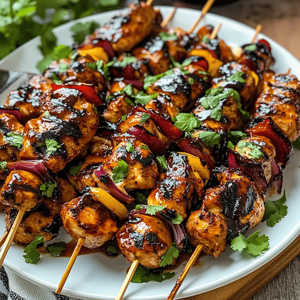 Get ready for a flavorful grilling experience with these Honey Chipotle Grilled Chicken Skewers! Sweet honey meets smoky chipotle for a delicious twist on classic skewers. Perfect for summer barbecues or weeknight dinners, these skewers are sure to impress your family and friends. Save this recipe for your next cookout and enjoy juicy, tender chicken that's bursting with flavor!