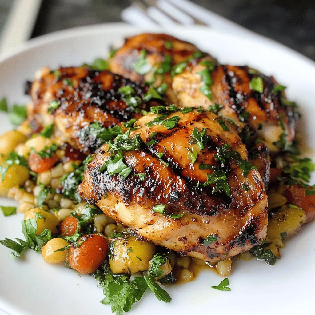 Prepare your taste buds for these delicious Mediterranean Grille Chicken Thighs! Juicy, marinated chicken infused with lemon, garlic, and herbs will become your new favorite dish. Perfect for family dinners or gatherings, this recipe is easy to follow and full of vibrant flavors. Don’t forget to save it for your next cooking adventure!