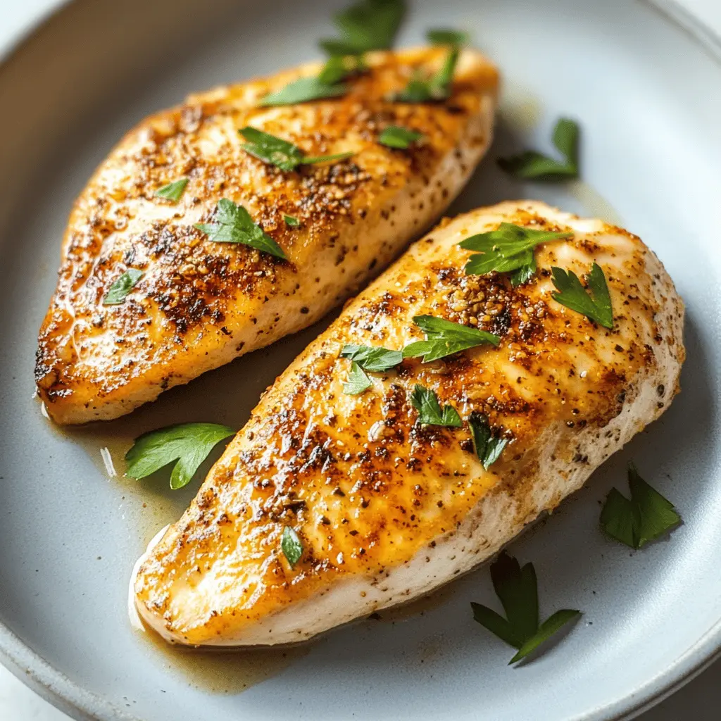 Looking for a quick and easy dinner option? This oven-baked chicken breast recipe is juicy, tender, and packed with flavor! With just a handful of ingredients like olive oil, garlic, and your favorite herbs, you'll have a healthy meal on the table in no time. Perfect for busy weeknights or meal prep, save this recipe and make dinner stress-free!