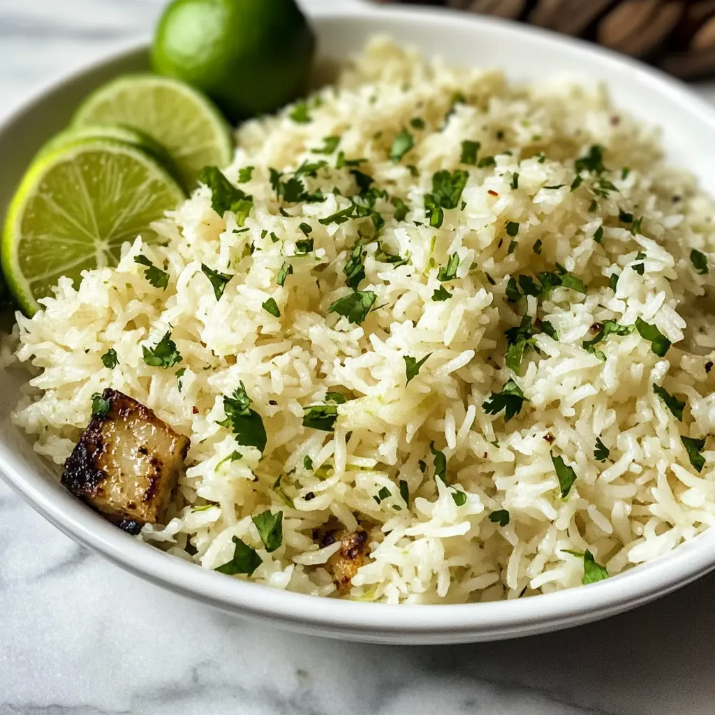This Cilantro Lime Rice is a simple and refreshing side dish that pairs perfectly with any meal! Made with fluffy rice, fresh cilantro, and a zesty lime kick, it adds a burst of flavor to your plate. Save this recipe for taco nights, barbecues, or any time you want a vibrant touch to your dishes!