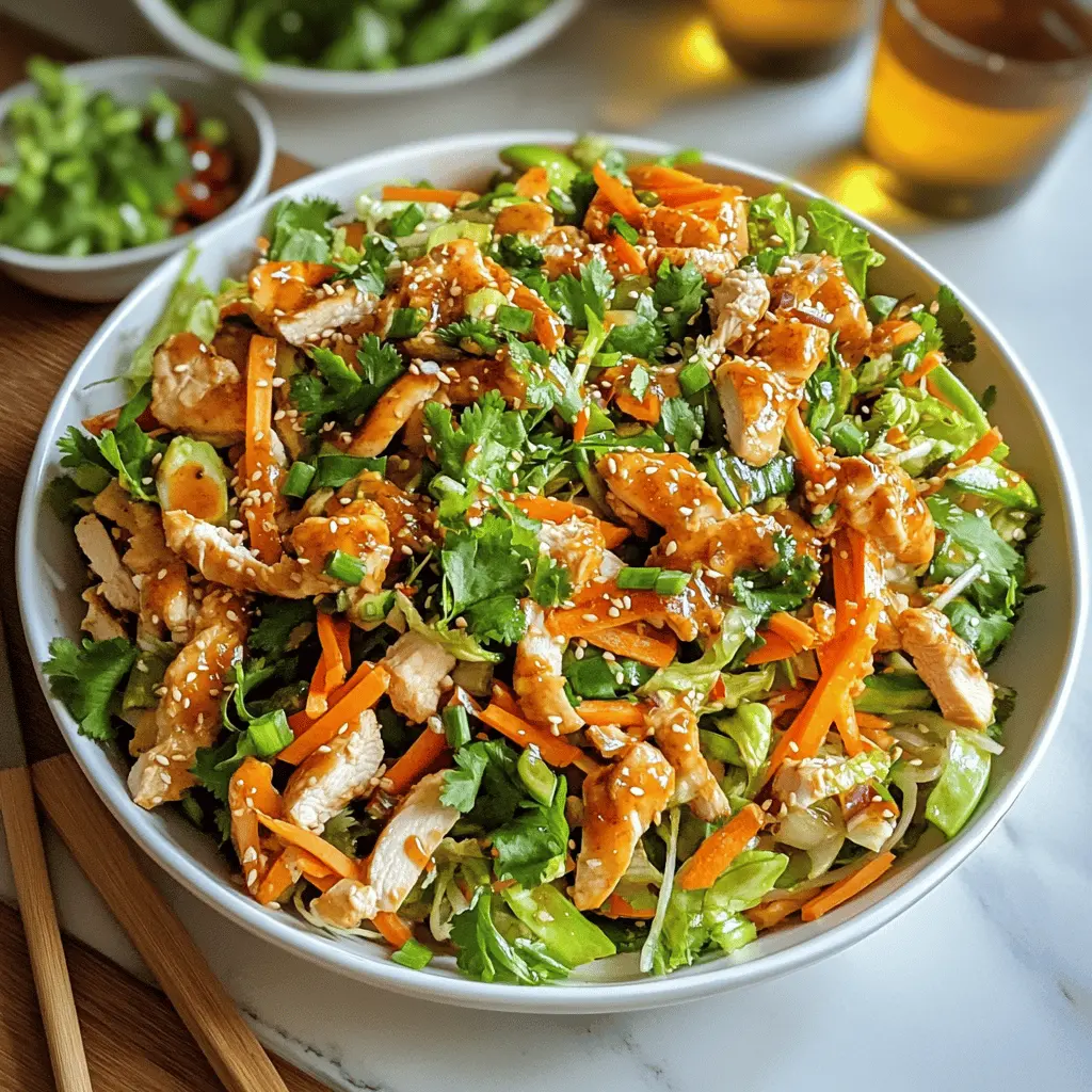 This Quick and Easy Chinese Chicken Salad is perfect for a busy weeknight! Packed with fresh veggies and tender chicken, it's a delightful blend of flavors and textures. Toss in a zesty dressing for a refreshing meal that’s ready in no time. Save this recipe for lunch or dinner when you need something light yet satisfying!