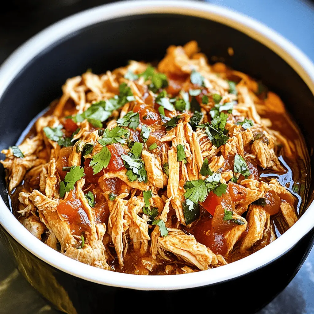 Transform your weeknight dinners with this easy Slow Cooker Mexican Shredded Chicken recipe! Packed with zesty flavors, tender chicken, and a hint of spice, it's perfect for tacos, burritos, or salads. Just toss everything in your slow cooker and let it do the work. Save this pin for your next family meal or game day gathering!