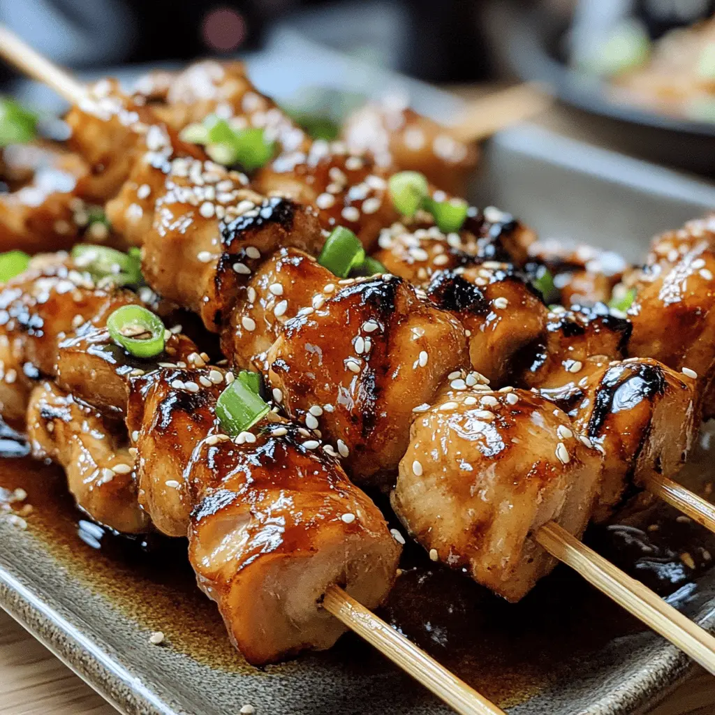 Juicy, flavorful teriyaki chicken skewers are perfect for your next BBQ or family dinner! Marinated in a delicious homemade teriyaki sauce, these skewers are easy to make and packed with taste. Great for meal prep or a fun summer cookout, don't forget to save this recipe for a quick and tasty weeknight dinner that everyone will love!