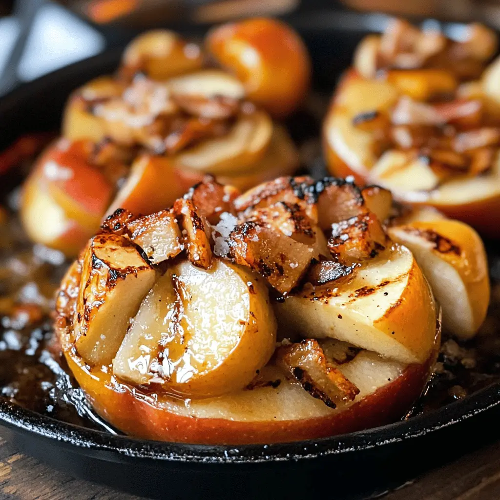 Transform your outdoor gathering with these Bloomin' Grilled Apples! Juicy apples are sliced and grilled to perfection, creating a warm, caramelized treat that’s bursting with flavor. Perfect for dessert or a sweet snack, these apples are sure to impress. Save this recipe for your next BBQ or family picnic and enjoy a delightful twist on a classic!