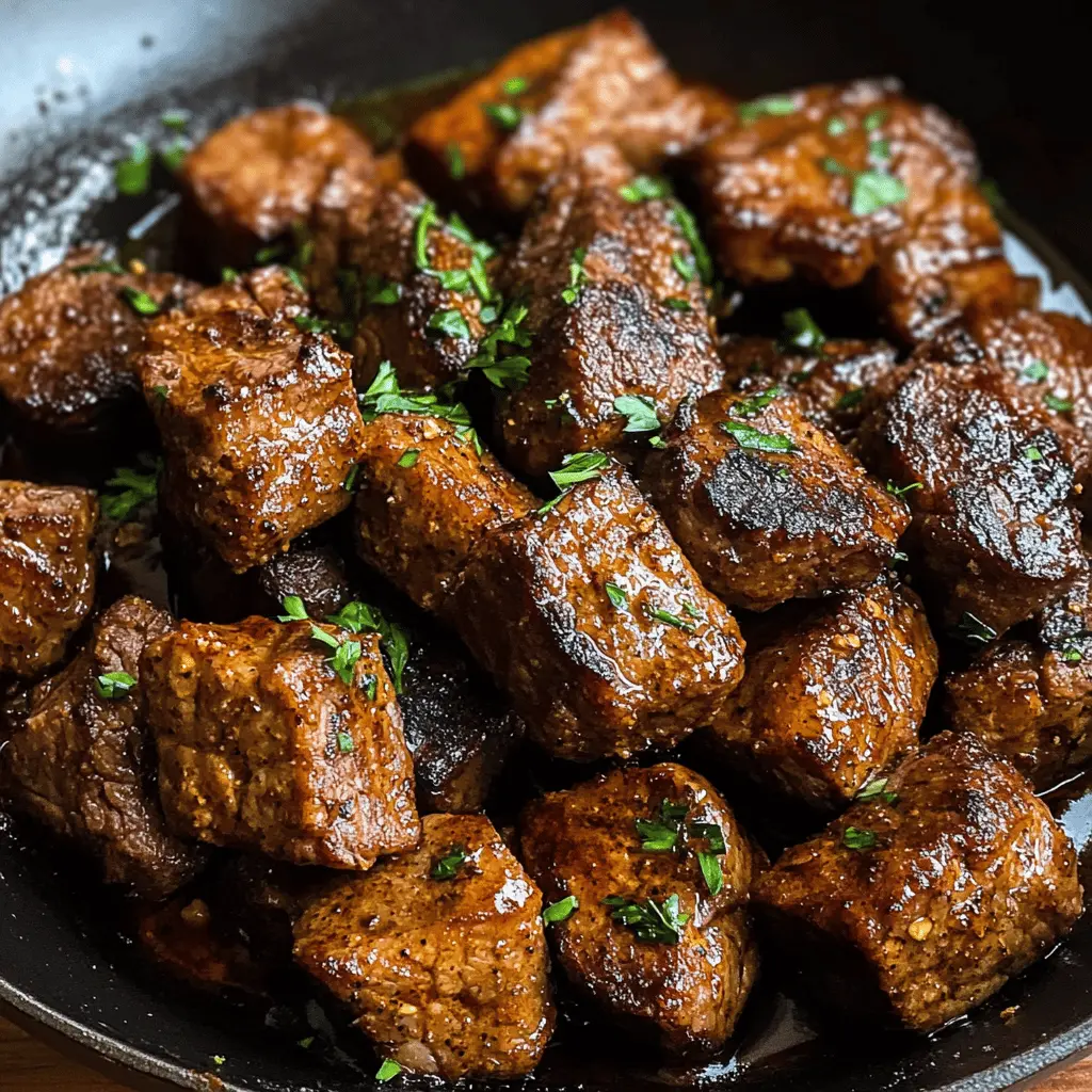 Treat yourself to these Cajun Garlic Butter Steak Bites! Juicy, tender steak pieces are perfectly seasoned with Cajun spices and coated in a rich garlic butter sauce. Ideal for parties, weeknight dinners, or as a tasty appetizer. Save this pin for a quick and delicious meal that everyone will love! 🍽️✨
