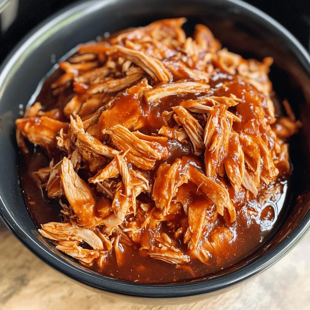 Get ready for a family favorite! This Crock Pot BBQ Chicken is tender, juicy, and bursting with flavor. Simply toss in chicken breast with your favorite barbecue sauce and let it slow cook to perfection. Great for sandwiches, tacos, or even as a hearty meal on its own. Save this easy recipe for your next gathering or busy weeknight dinner!