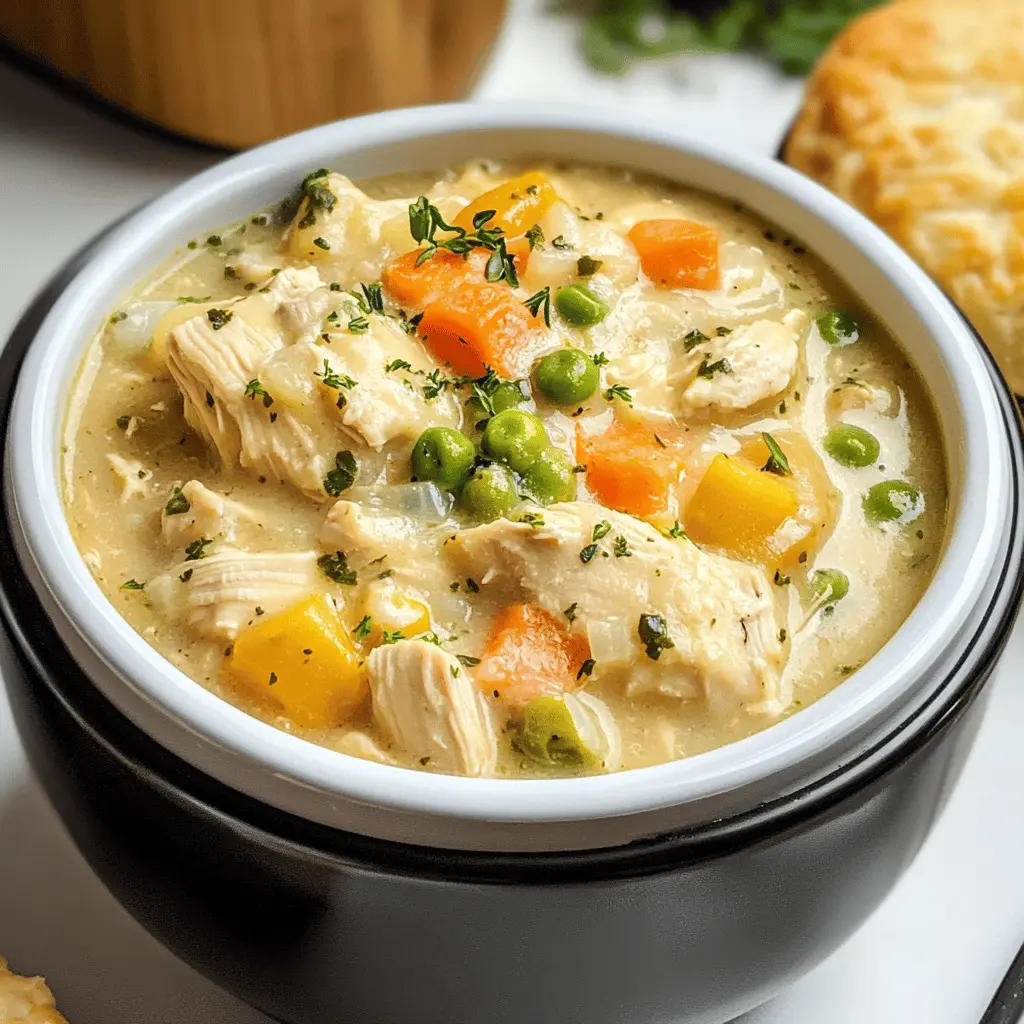 Warm up your dinner routine with this easy Crock Pot Chicken Pot Pie! Loaded with tender chicken, fresh vegetables, and a creamy sauce, this comforting dish is perfect for family meals or cozy nights in. Let your slow cooker do the work, and enjoy a delicious homemade creation. Save this recipe for your next gathering or weeknight dinner!
