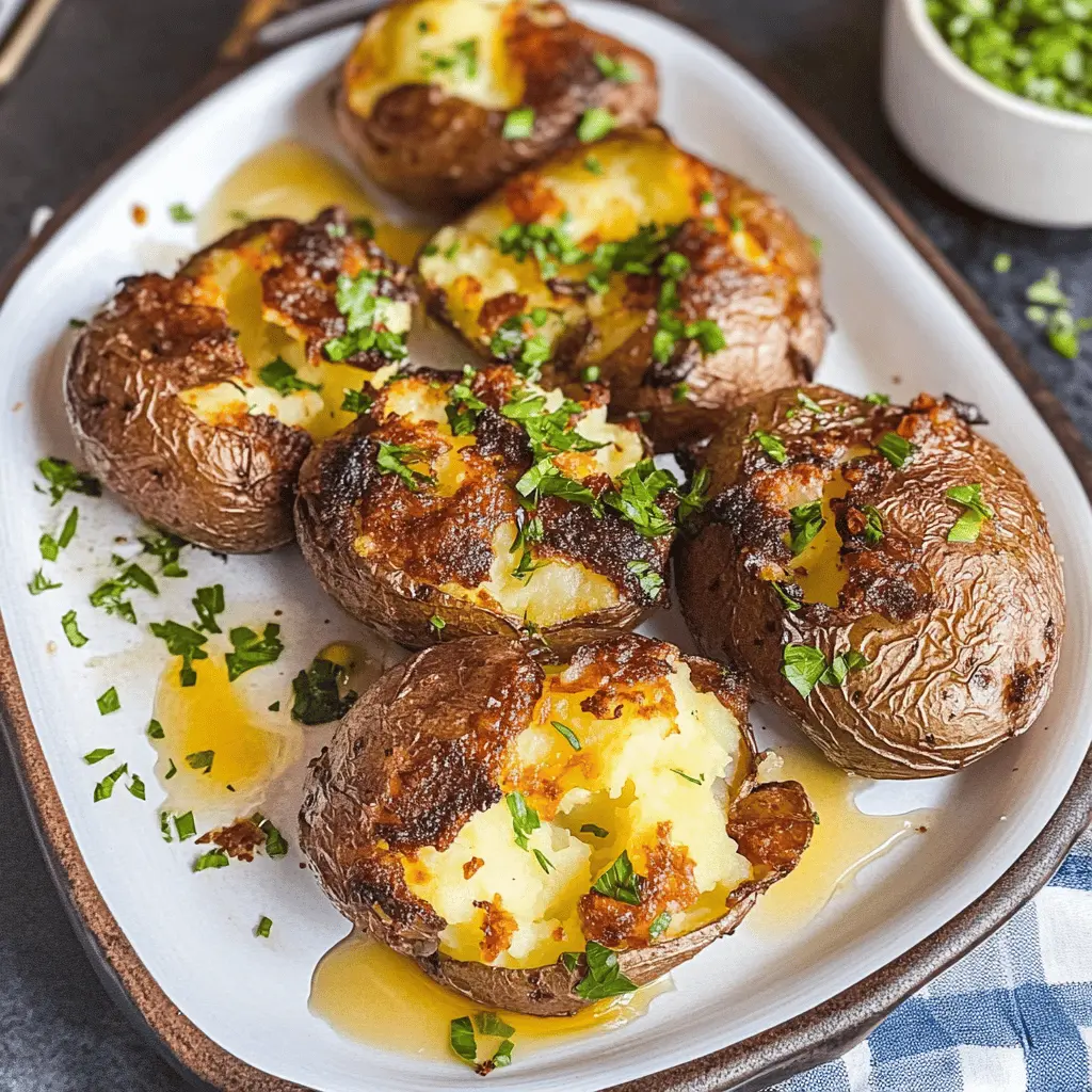 Transform your dinner with these easy Blackstone smashed potatoes! Perfectly crispy on the outside and fluffy on the inside, these seasoned delights make a fantastic side dish for any meal. With just a few simple ingredients, you can have a flavorful and satisfying treat ready in no time. Save this recipe for your next BBQ or family gathering!