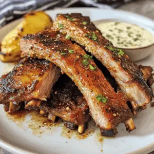 Looking for a delicious way to enjoy tender ribs? This Easy Greek Ribs Recipe features a flavorful marinade with garlic, lemon, and herbs, giving your ribs a unique Mediterranean twist. Baked to perfection and then finished on the grill for that smoky flavor, these ribs are perfect for family gatherings or summer cookouts. Don't forget to save this recipe for your next BBQ!