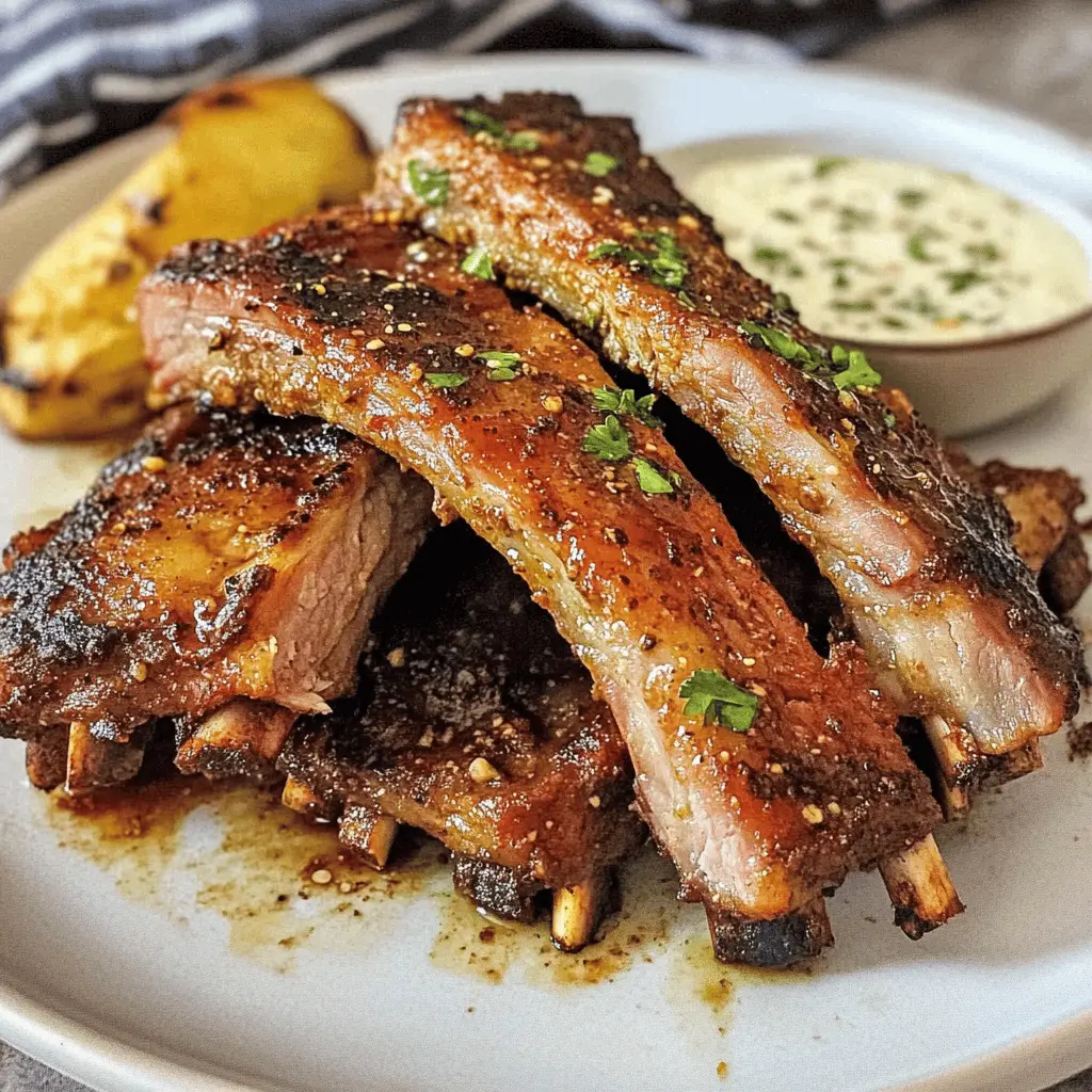 Looking for a delicious way to enjoy tender ribs? This Easy Greek Ribs Recipe features a flavorful marinade with garlic, lemon, and herbs, giving your ribs a unique Mediterranean twist. Baked to perfection and then finished on the grill for that smoky flavor, these ribs are perfect for family gatherings or summer cookouts. Don't forget to save this recipe for your next BBQ!