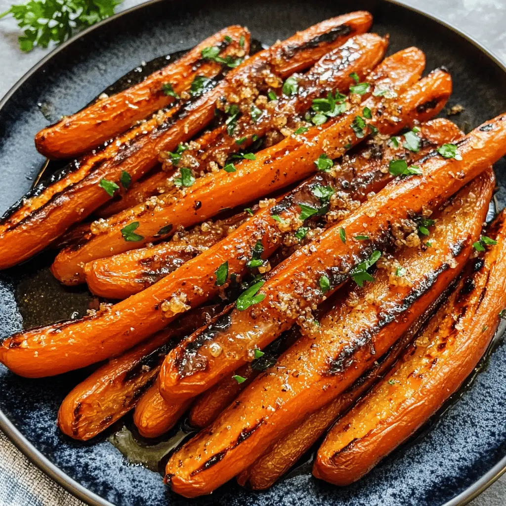 Get ready to enjoy perfectly grilled carrots drizzled with a delightful honey brown sugar glaze! This simple yet flavorful recipe brings out the natural sweetness of carrots, making it an impressive side dish for barbecues or family dinners. Save this recipe for your next gathering and make your meal unforgettable!