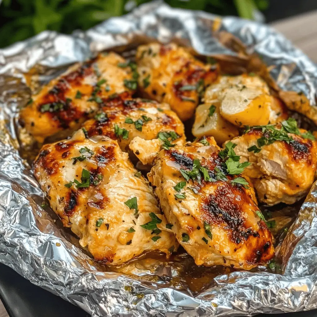 Transform your grilling game with these delicious Grilled Crack Chicken Foil Packets! Loaded with tender chicken, crispy bacon, and creamy ranch dressing, this easy recipe is perfect for busy weeknights or weekend BBQs. Just toss your ingredients in foil, grill, and enjoy a flavorful meal with minimal cleanup. Save this recipe for your next cookout or family dinner!