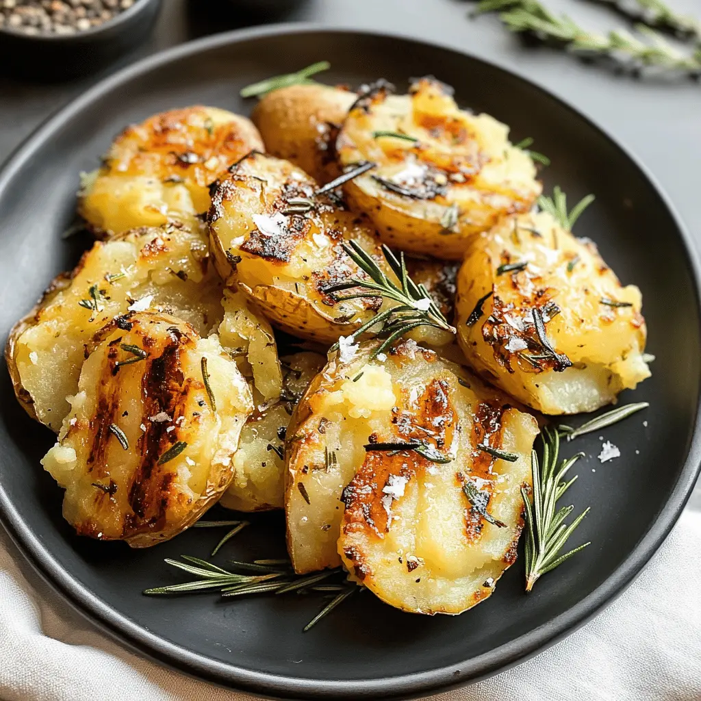 These Grilled Garlic Rosemary Smashed Potatoes are the perfect side dish for your summer cookouts! With their crispy edges and buttery garlic flavor, they are sure to be a hit. The fragrant rosemary adds a delightful twist that complements any grilled meat. Save this recipe now for your next barbecue or family gathering!