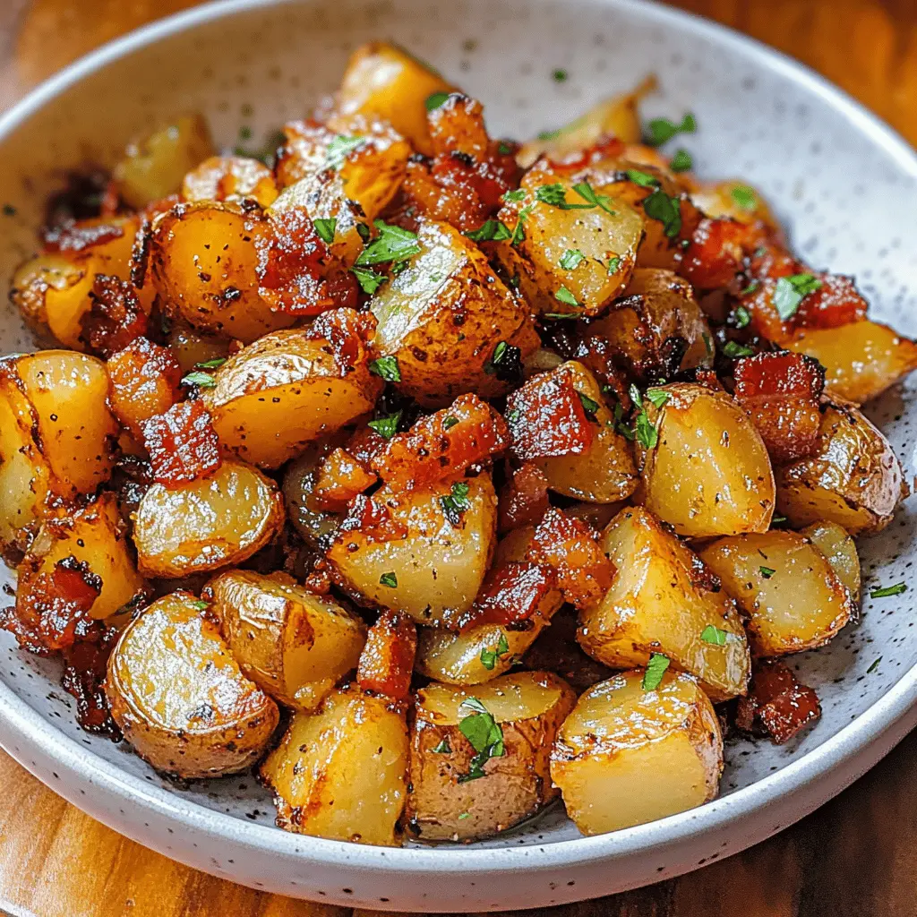 Sweet and savory, these Honey Bacon Roasted Potatoes are the perfect side dish for any meal! With crispy bacon and a hint of honey, they bring a delightful twist to your dinner table. Easy to make and bursting with flavor, these potatoes are great for family gatherings or cozy weeknight dinners. Save this recipe to impress your guests!