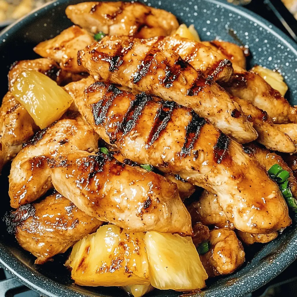 This Honey Pineapple Grilled Chicken is the perfect summer meal! With its sweet and tangy marinade made from fresh pineapple and honey, each bite bursts with flavor. It's easy to prepare and ideal for backyard barbecues or family dinners. Save this recipe for your next gathering and impress your guests with this delicious dish!