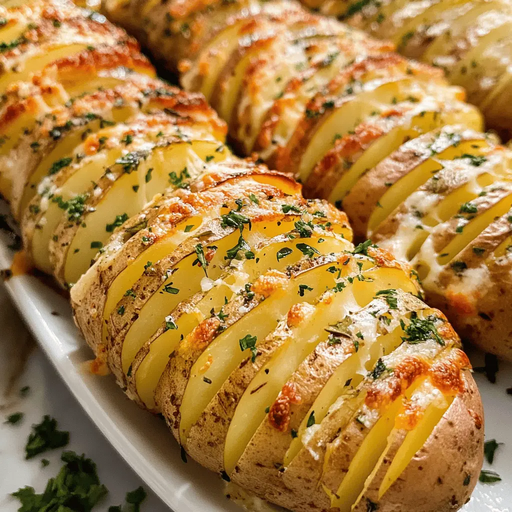 Crispy on the outside and fluffy on the inside, these sliced baked potatoes are perfect for a cozy dinner or a fun gathering. Season them with herbs and spices, then get ready for the compliments! Save this recipe to impress your family and friends at your next meal!