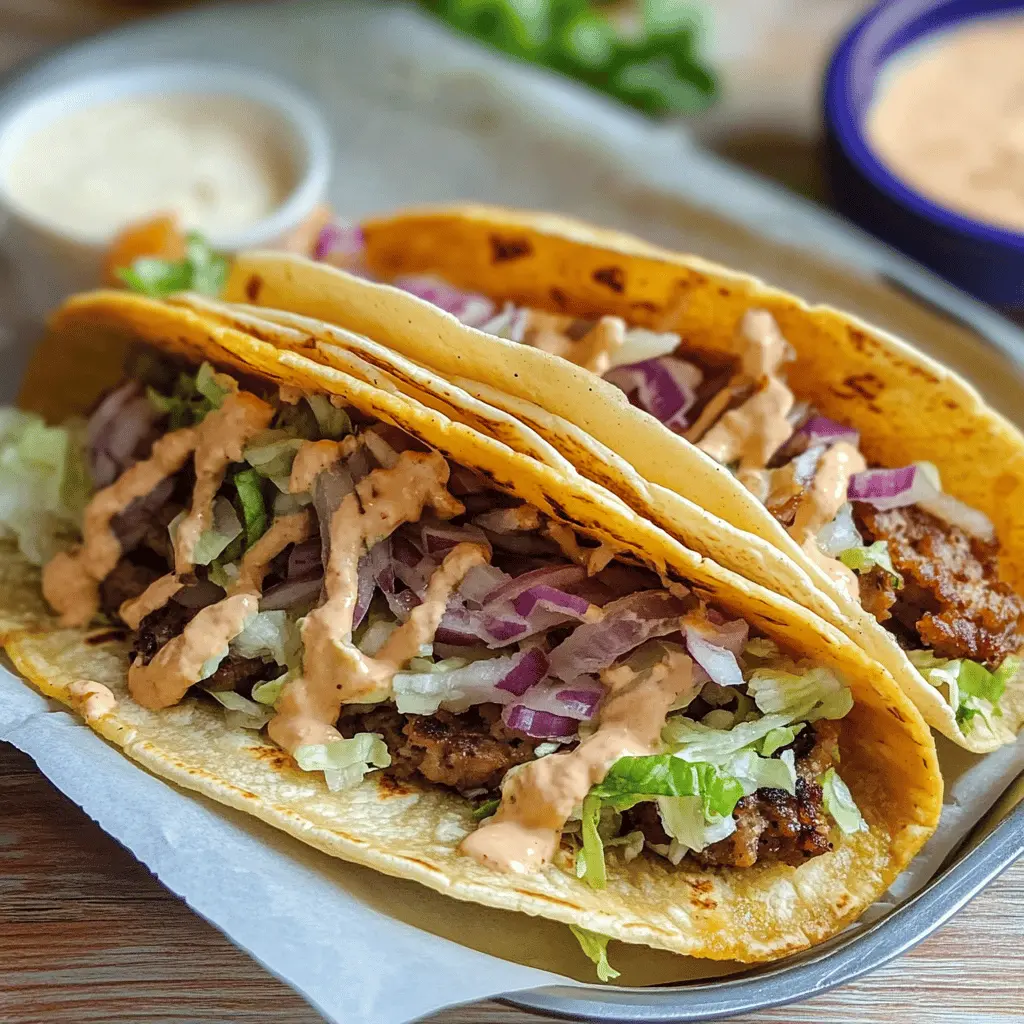 Easy Smash Burger Tacos Recipe for Quick Dinners