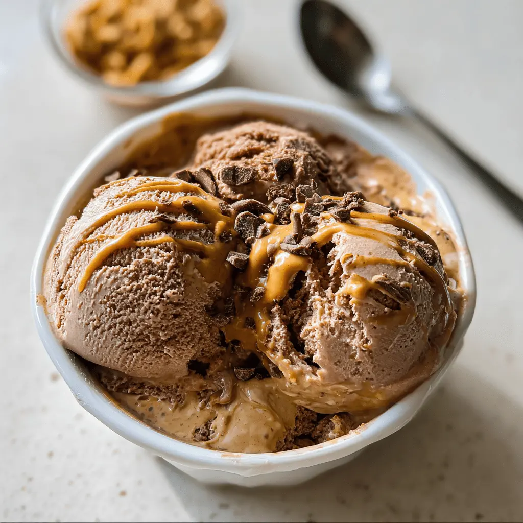 Easy Ninja Creami Chocolate Peanut Butter Ice Cream Recipe