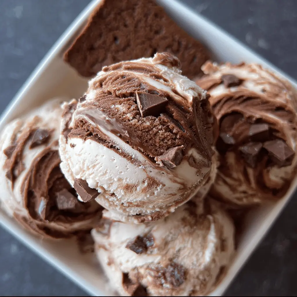 Easy Brownie Fudge Swirl Ice Cream Recipe