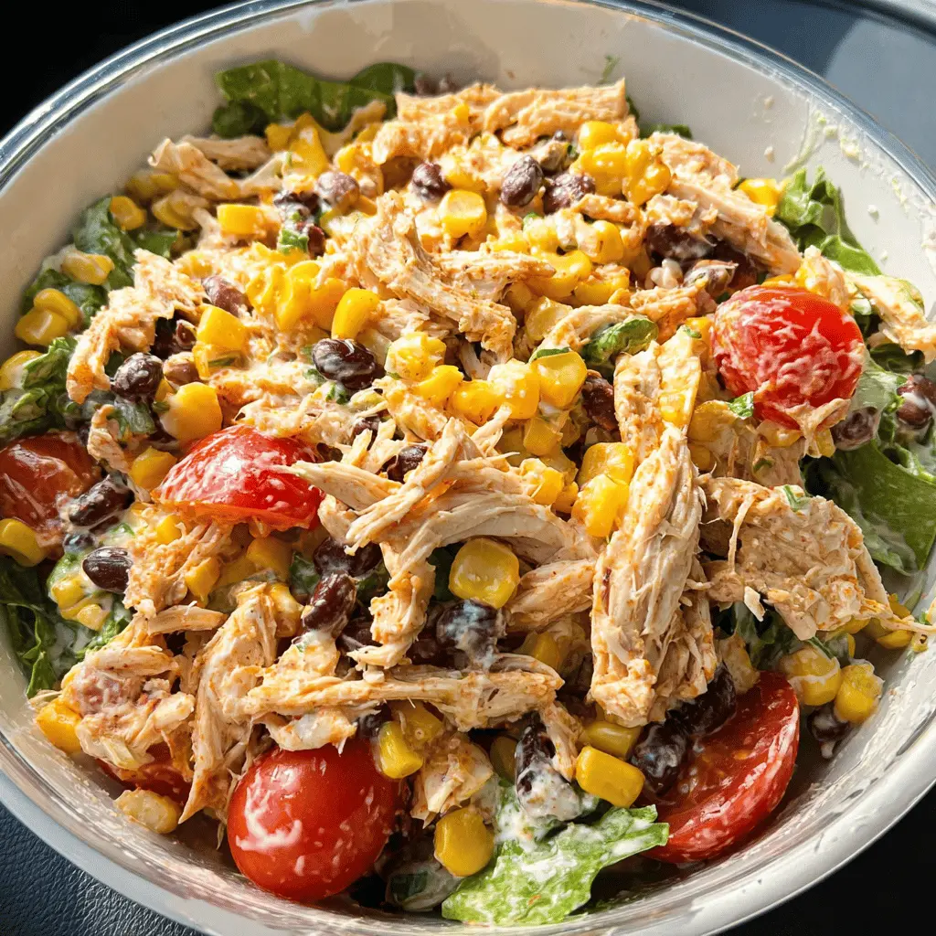 Easy Southwest Chicken Salad Recipe
