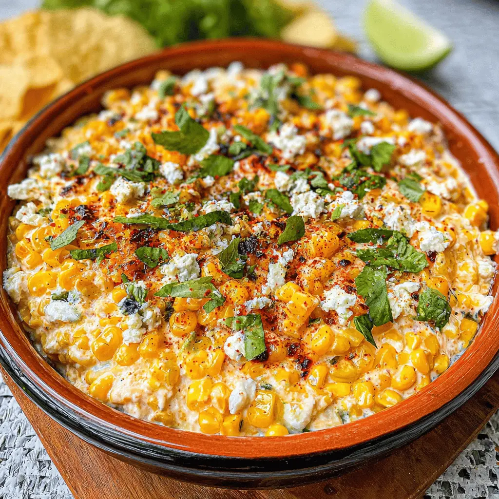 Easy Mexican Street Corn Dip Recipe