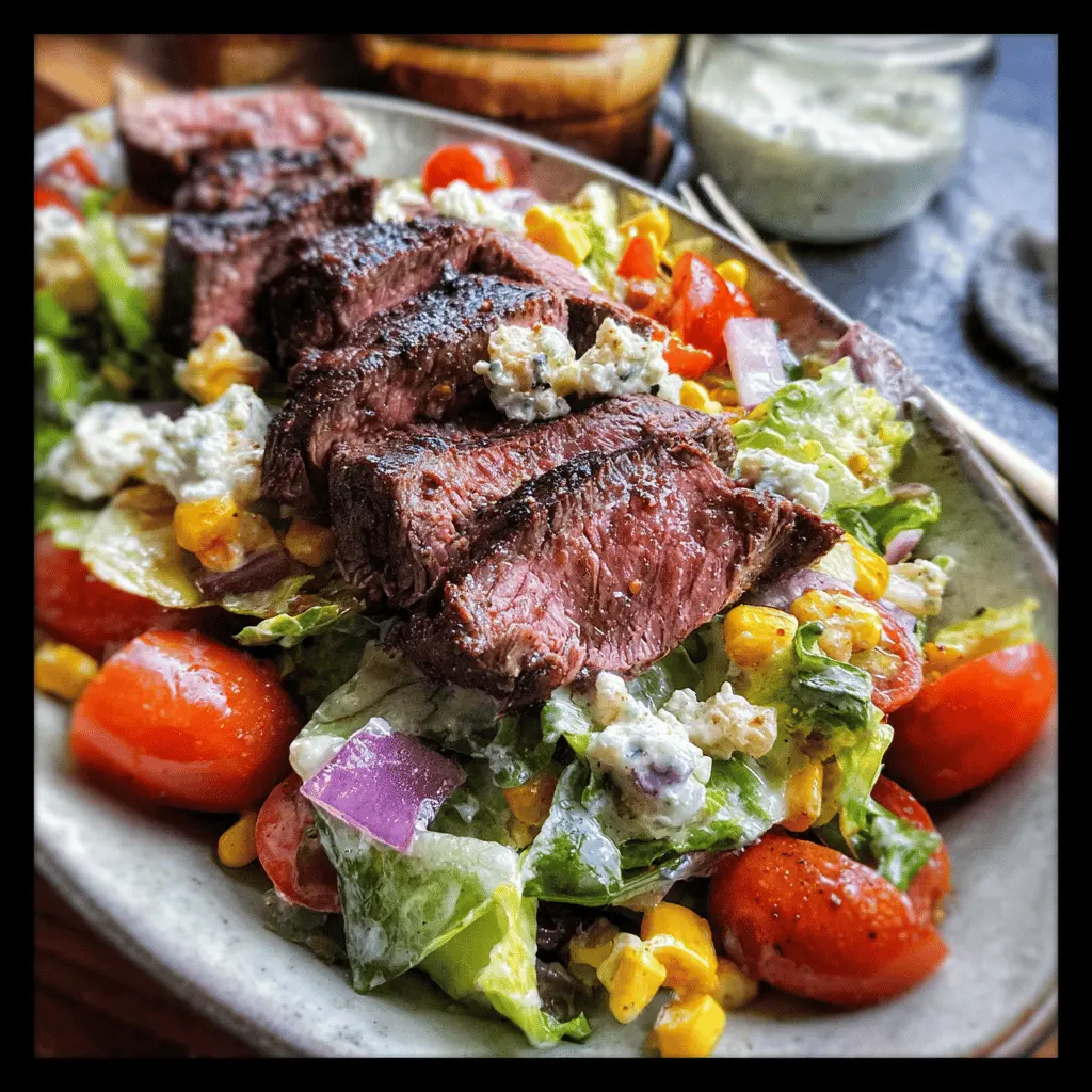Easy Chopped Salad with Grilled Steak Recipe