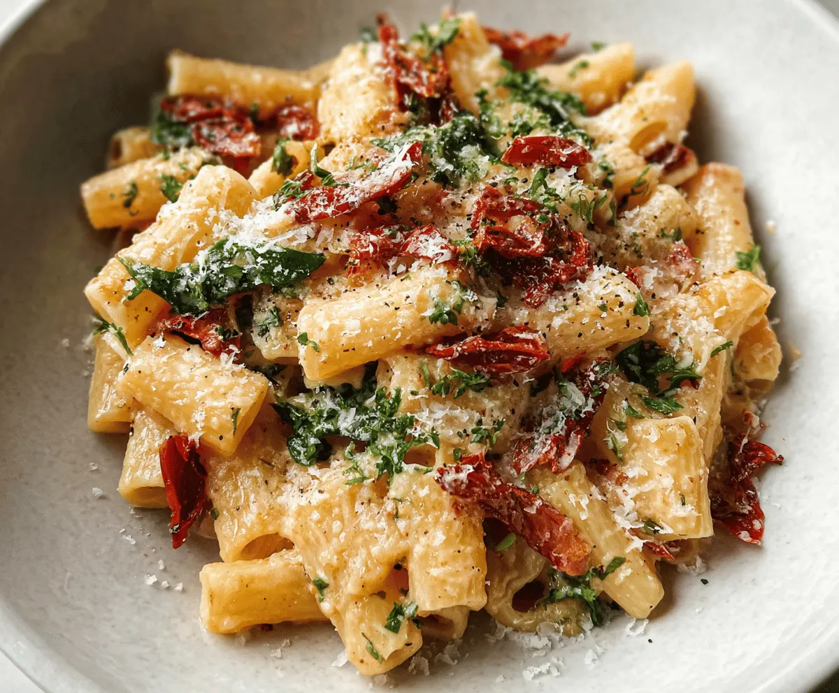 Easy Sun-Dried Tomato Pasta Recipe