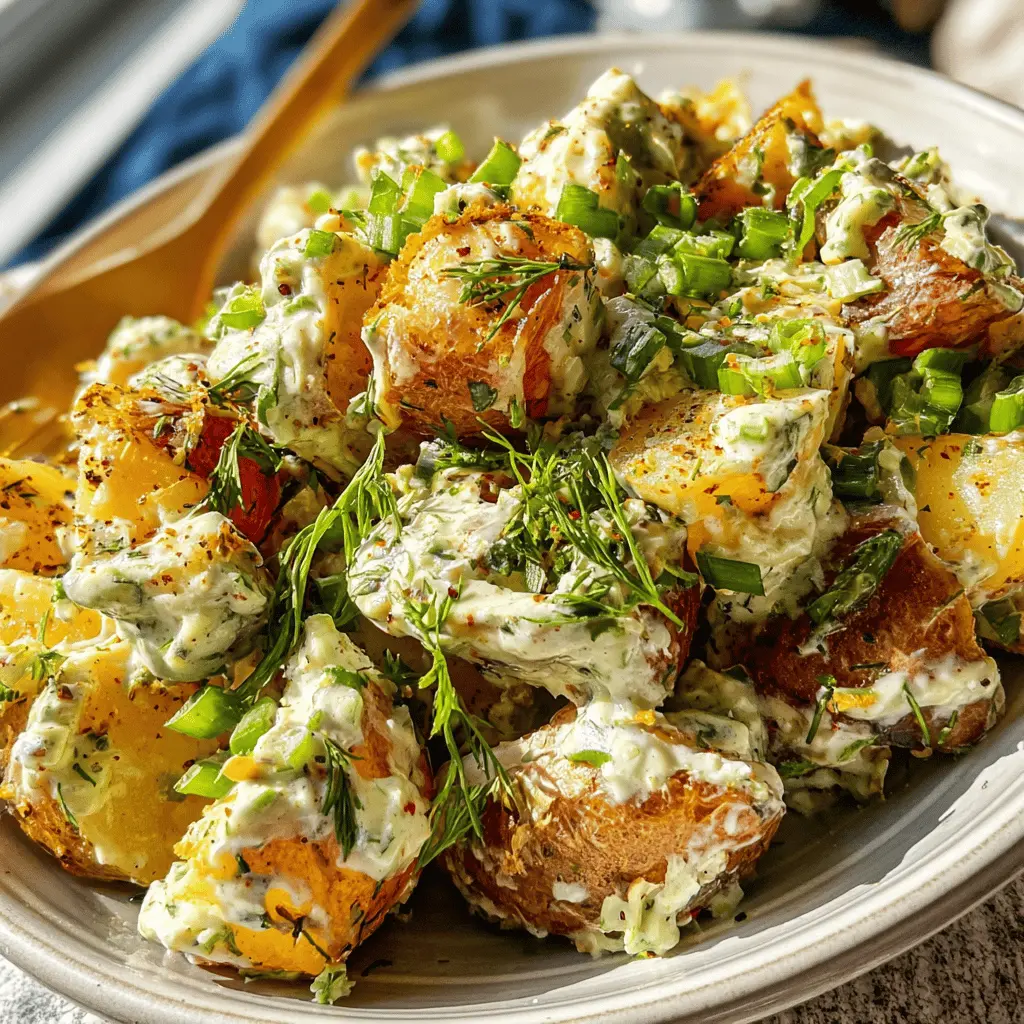 Easy Crispy Potato Salad Recipe