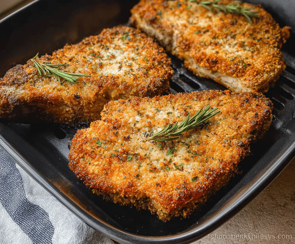 Easy Crispy Air Fryer Pork Chops Recipe