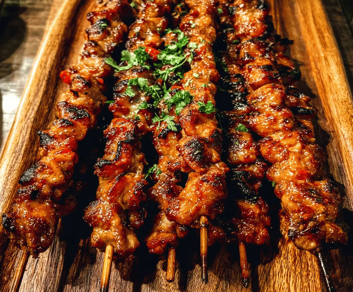 Easy Grilled Thai Chicken Skewers Recipe