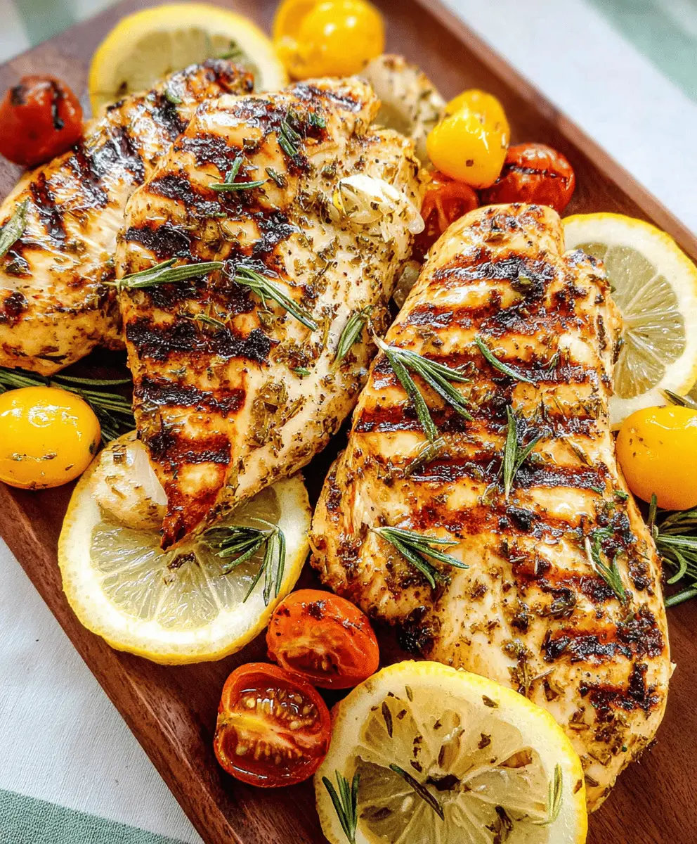 Easy Italian Grilled Chicken Recipe