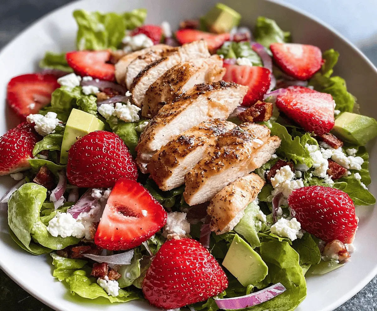 Fresh and Healthy Strawberry Chicken Salad Recipe