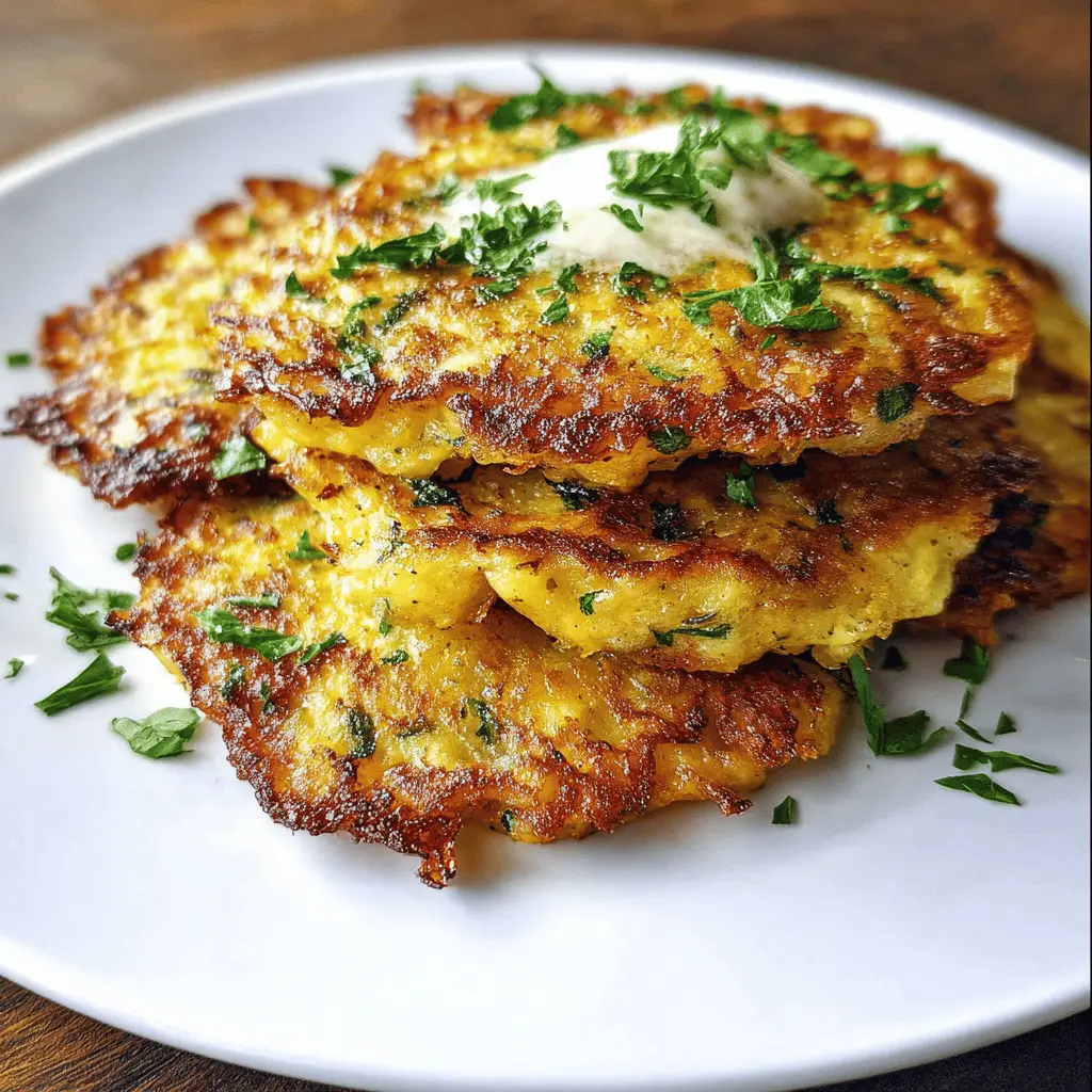 Crispy Parmesan Yellow Squash Fritters Recipe