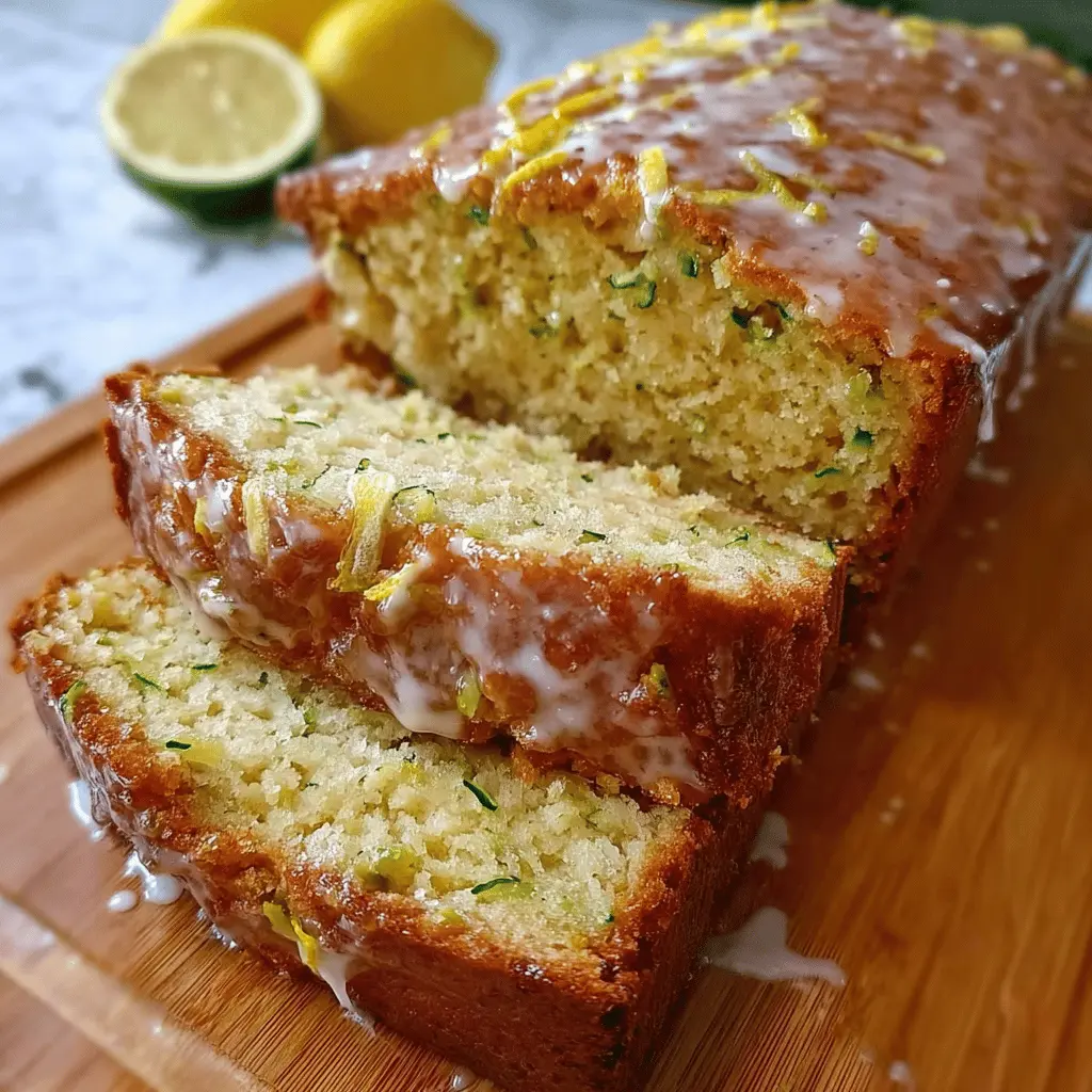 Moist Lemon Zucchini Bread Recipe