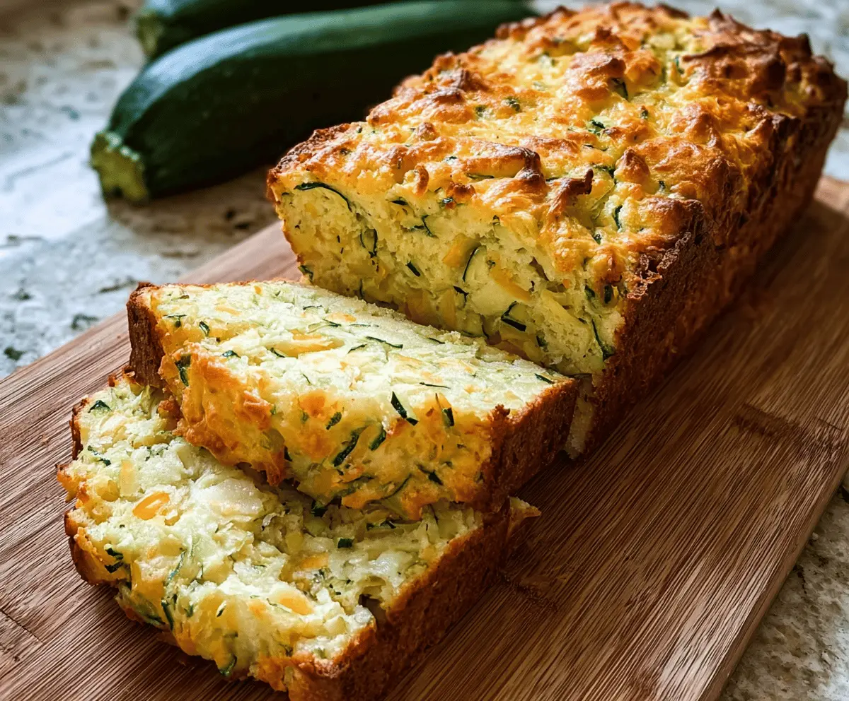 Moist Zucchini Cheese Bread Recipe