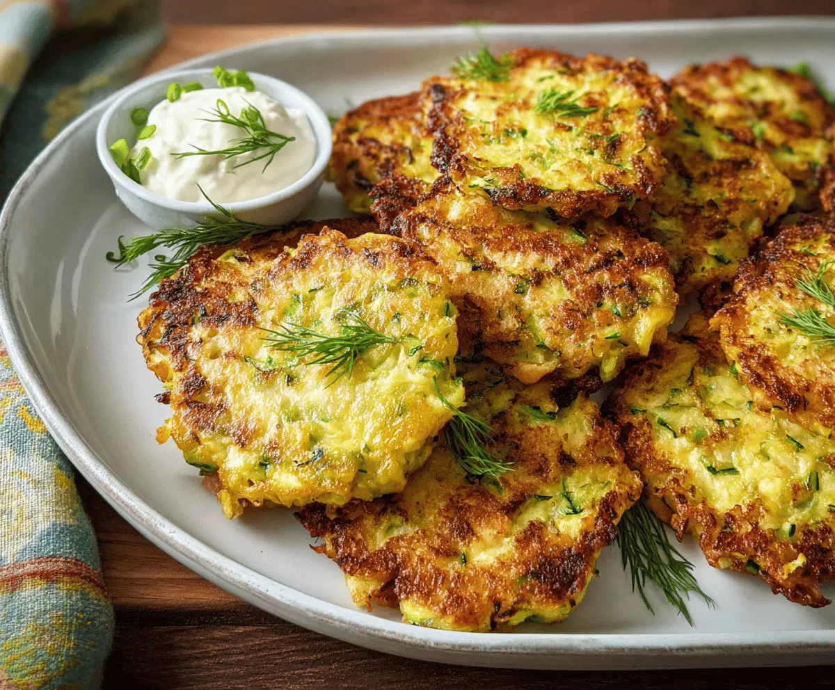 Crispy Zucchini Patties Recipe for Easy Snacks